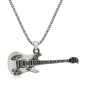 Harem Altın ​Gümüş Gitar Erkek Kolye