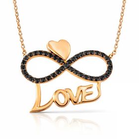 Harem Altın Gümüş Kalpli Sonsuzluk Love Kadın Kolye