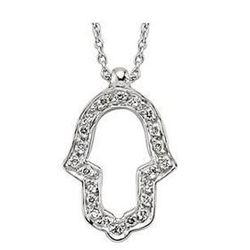 Harem Altın K48559 18 Ayar Altın Pırlanta Fatma Kolye
