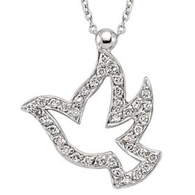 Harem Altın K48566 18 Ayar Altın Pırlanta Güvercin Kolye