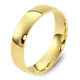 Harem Altın KLA17 6 mm Oval Klasik Alyans