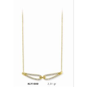 Harem Altın KLY1000 14 Ayar Altın Taşlı Kolye