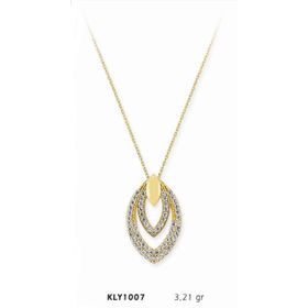 Harem Altın KLY1007 14 Ayar Altın Taşlı Kolye