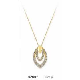 Harem Altın KLY1007 14 Ayar Altın Taşlı Kolye
