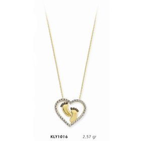 Harem Altın KLY1016 14 Ayar Altın Bebek Ayağı Kolye