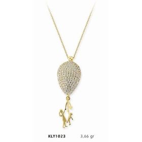 Harem Altın KLY1023 14 Ayar Altın Balonlu Kolye