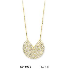 Harem Altın KLY1036 14 Ayar Altın Dilim Kolye