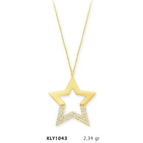 Harem Altın KLY1043 14 Ayar Altın Yıldız Kolye
