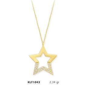 Harem Altın KLY1043 14 Ayar Altın Yıldız Kolye