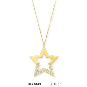 Harem Altın KLY1043 14 Ayar Altın Yıldız Kolye