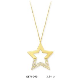 Harem Altın KLY1043 14 Ayar Altın Yıldız Kolye