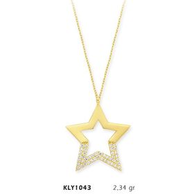 Harem Altın KLY1043 14 Ayar Altın Yıldız Kolye