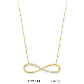 Harem Altın KLY1044 14 Ayar Altın Sonsuzluk Kolye