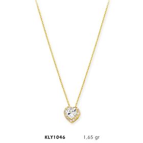 Harem Altın KLY1046 14 Ayar Altın Tektaş Kolye