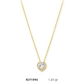 Harem Altın KLY1046 14 Ayar Altın Tektaş Kolye