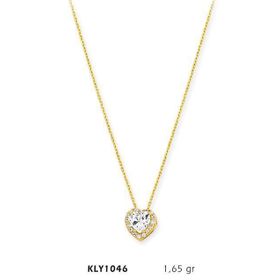 Harem Altın KLY1046 14 Ayar Altın Tektaş Kolye