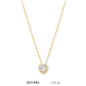 Harem Altın KLY1046 14 Ayar Altın Tektaş Kolye