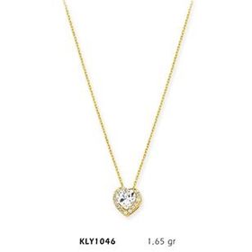 Harem Altın KLY1046 14 Ayar Altın Tektaş Kolye