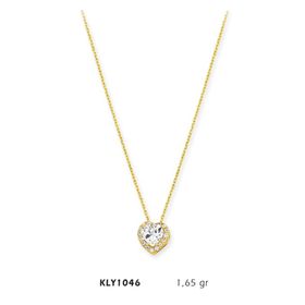 Harem Altın KLY1046 14 Ayar Altın Tektaş Kolye