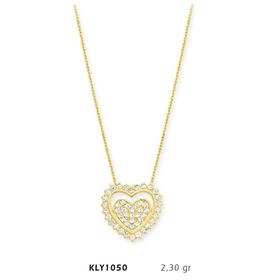 Harem Altın KLY1050 14 Ayar Altın Kalp Kolye