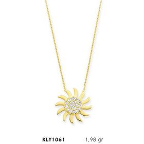 Harem Altın KLY1061 14 Ayar Altın Güneş Kolye