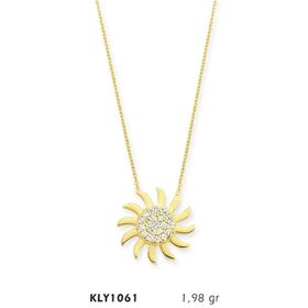 Harem Altın KLY1061 14 Ayar Altın Güneş Kolye