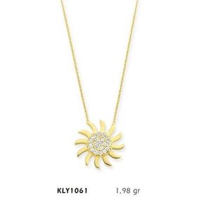 Harem Altın KLY1061 14 Ayar Altın Güneş Kolye