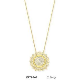 Harem Altın KLY1062 14 Ayar Altın Dişli Çark Kolye