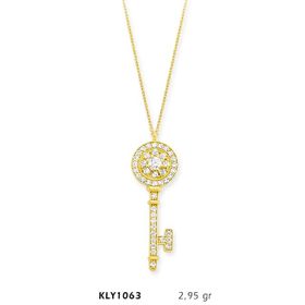Harem Altın KLY1063 14 Ayar Altın Anahtar Kolye