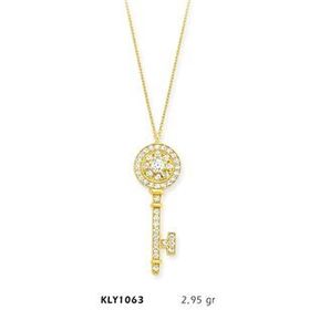 Harem Altın KLY1063 14 Ayar Altın Anahtar Kolye