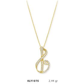Harem Altın KLY1075 14 Ayar Altın Vav Elif Kolye