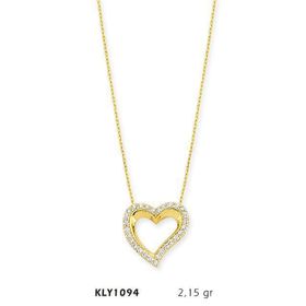 Harem Altın KLY1094 14 Ayar Altın Kalp Kolye