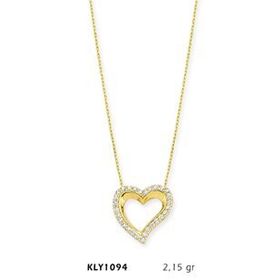 Harem Altın KLY1094 14 Ayar Altın Kalp Kolye