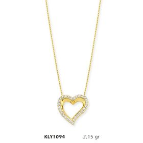 Harem Altın KLY1094 14 Ayar Altın Kalp Kolye