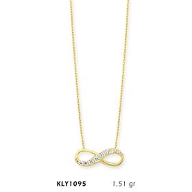 Harem Altın KLY1095 14 Ayar Altın Sonsuzluk Kolye