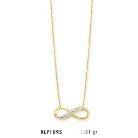 Harem Altın KLY1095 14 Ayar Altın Sonsuzluk Kolye