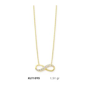 Harem Altın KLY1095 14 Ayar Altın Sonsuzluk Kolye