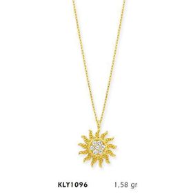 Harem Altın KLY1096 14 Ayar Altın Güneş Kolye