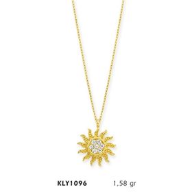 Harem Altın KLY1096 14 Ayar Altın Güneş Kolye