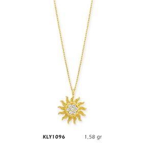 Harem Altın KLY1096 14 Ayar Altın Güneş Kolye