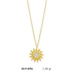 Harem Altın KLY1096 14 Ayar Altın Güneş Kolye