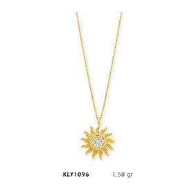 Harem Altın KLY1096 14 Ayar Altın Güneş Kolye