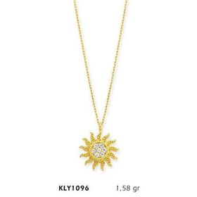 Harem Altın KLY1096 14 Ayar Altın Güneş Kolye