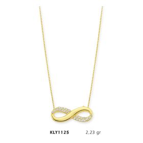 Harem Altın KLY1125 14 Ayar Altın Sonsuzluk Kolye