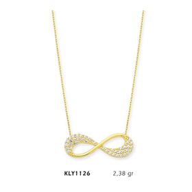 Harem Altın KLY1126 14 Ayar Altın Sonsuzluk Kolye