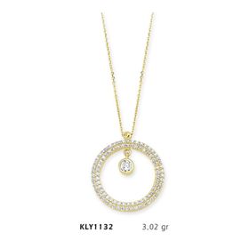 Harem Altın KLY1132 14 Ayar Altın Tektaş Çember Kolye