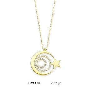 Harem Altın KLY1138 14 Ayar Altın Ayyıldız Kolye