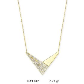 Harem Altın KLY1147 14 Ayar Altın V Kolye