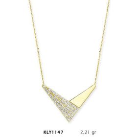 Harem Altın KLY1147 14 Ayar Altın V Kolye
