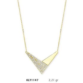Harem Altın KLY1147 14 Ayar Altın V Kolye